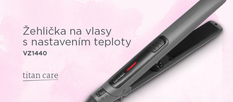 Žehlička na vlasy Concept TITAN CARE VZ1440 šedá obrázek 10